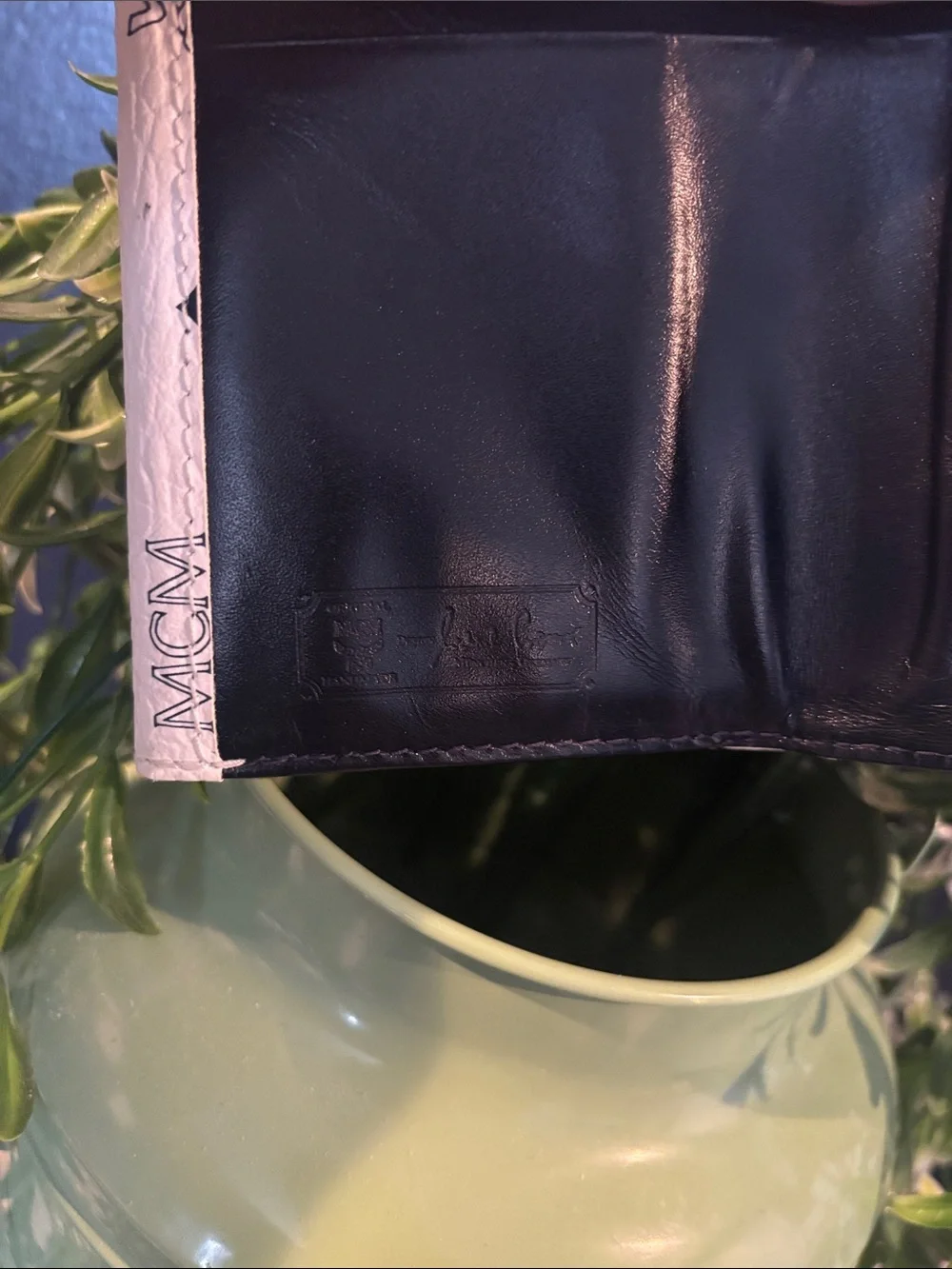 MCM white trifold